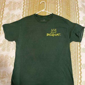Jean Michel Basquiat Green And Yellow T-SHIRT From Urban Outfitters